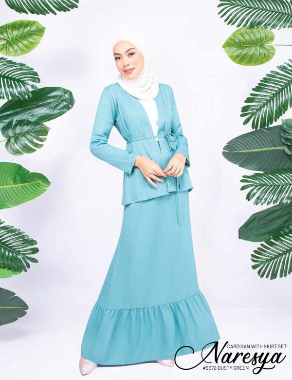 NARESYA CARDIGAN (DUSTY GREEN) 9070