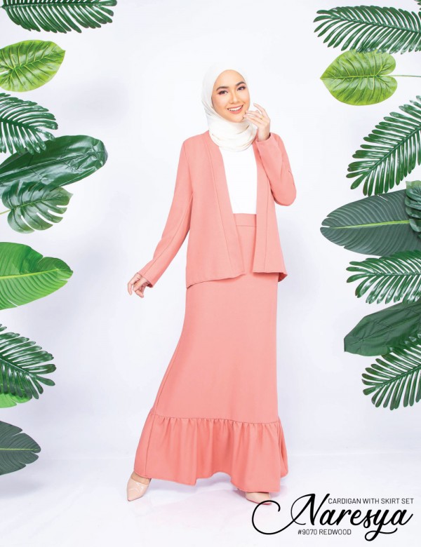 NARESYA CARDIGAN (REDWOOD) 9070