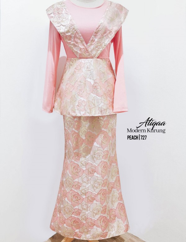 ATIQAA KURUNG MODERN (PEACH) 727 / P727