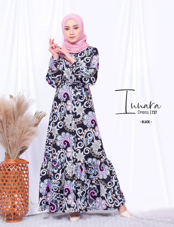 INNARA DRESS (BLACK) 737 / P737