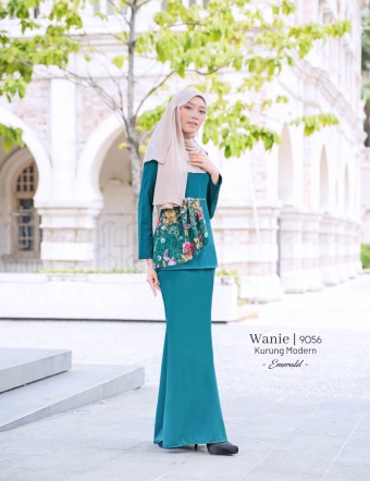 WANIE KURUNG MODERN (EMERALD) 9056