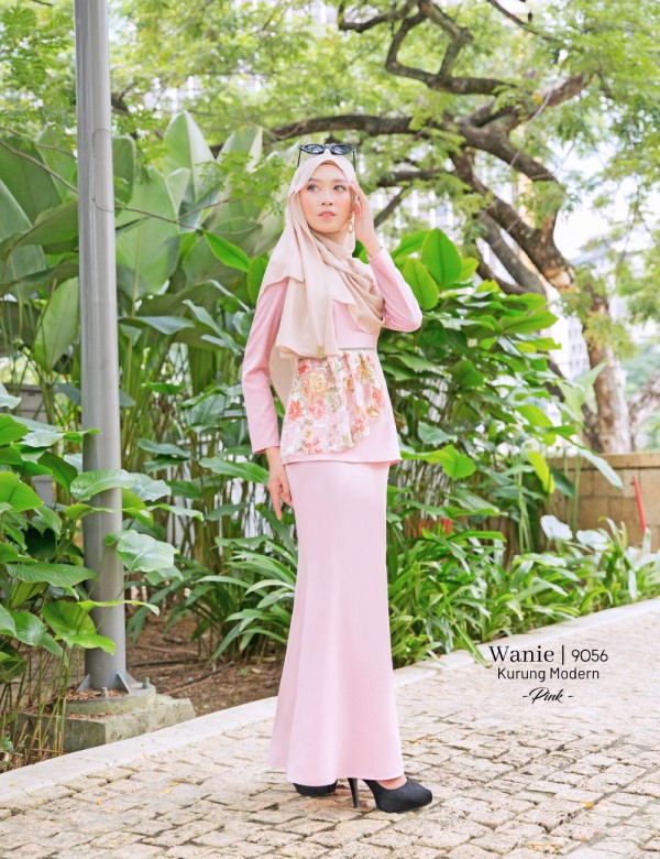 WANIE KURUNG MODERN (PINK) 9056