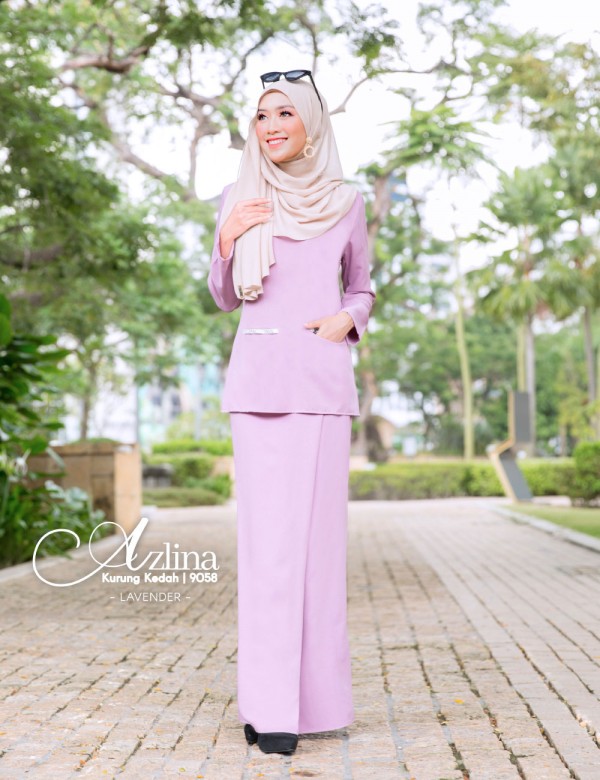 AZLINA KURUNG KEDAH (LAVENDER) 9058 / P9058