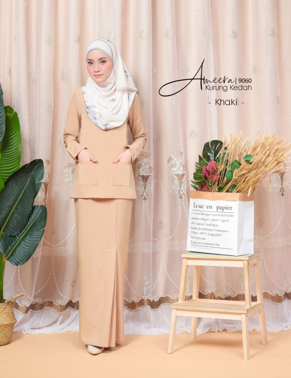 AMEERA KURUNG KEDAH (KHAKI) 9060