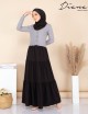 DIANA SKIRT (BLACK) 9094 / P9094