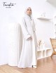 TANISHA ABAYA (ASH GREY) 790 / P790 / SP790 (FREE SHAWL *till stock last)