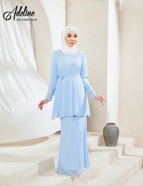 ADELINE KURUNG MODERN (BABY BLUE) 803 / P803 / SP803