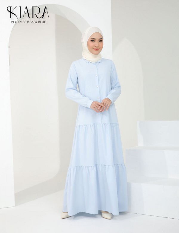 KIARA DRESS (BABY BLUE) 793 / P793