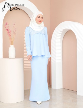 MAIA KURUNG MODERN (BABY BLUE)  9116