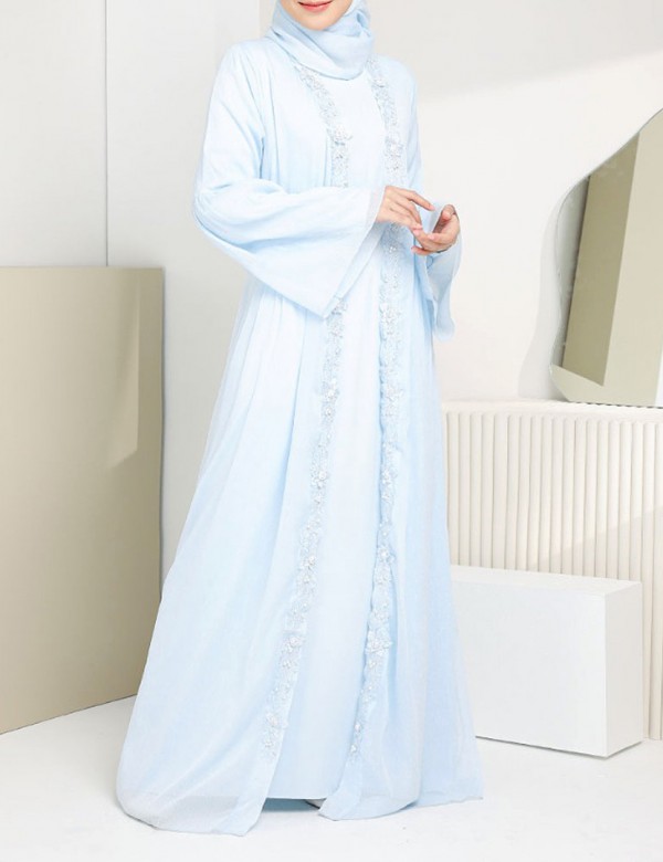 NEW EDITION MEDINA JUBAH (BABY BLUE) A795 / PA795 / SPA795 (NOT INCLUDE SHAWL)