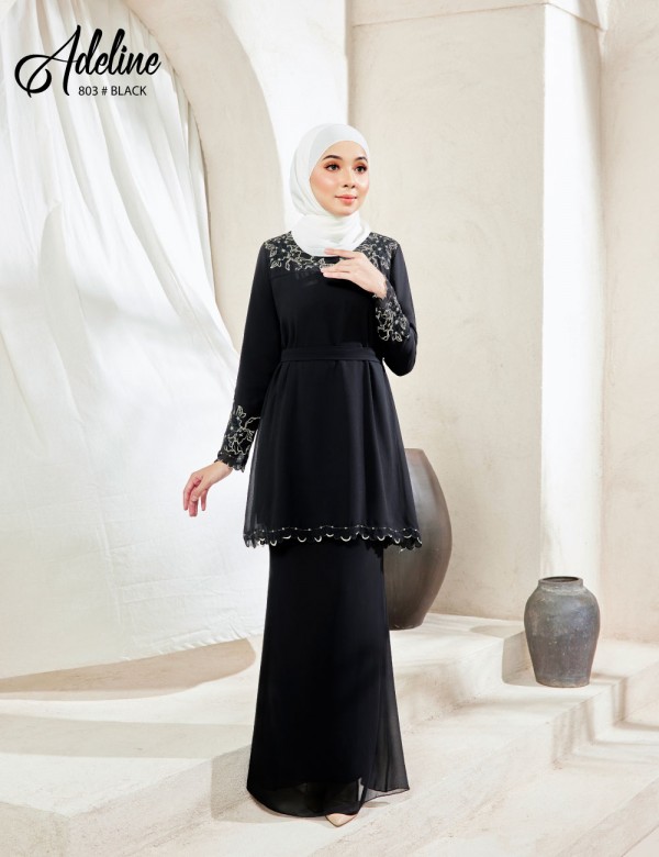 ADELINE KURUNG MODERN (BLACK) 803 / P803 / SP803