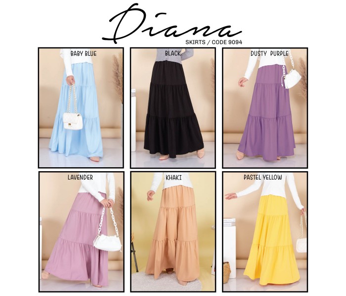 DIANA SKIRT (DUSTY PURPLE) 9094 / P9094