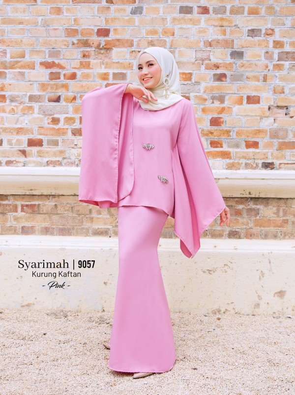 SYARIMAH KURUNG KAFTAN (PINK) 9057