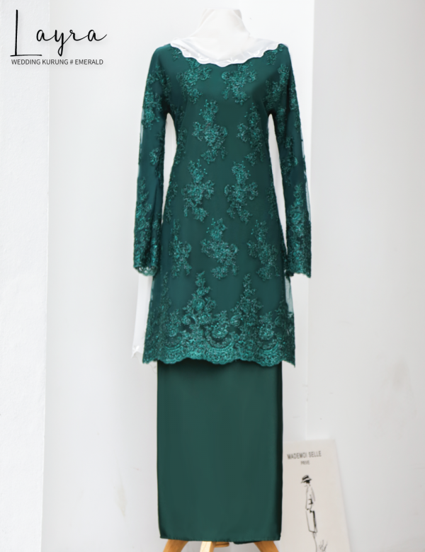 LAYRA WEDDING KURUNG (EMERALD)