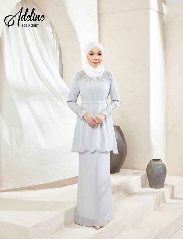 ADELINE KURUNG MODERN (GREY) 803 / P803 / SP803