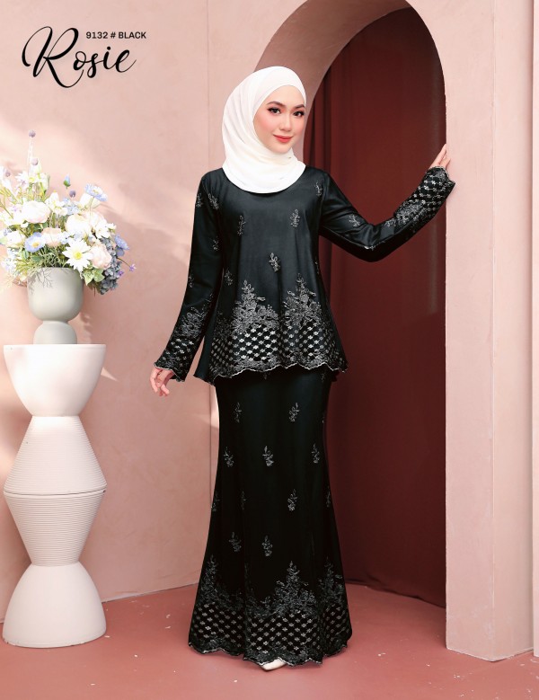 ROSIE KURUNG MODERN (BLACK) 9132 / P9132