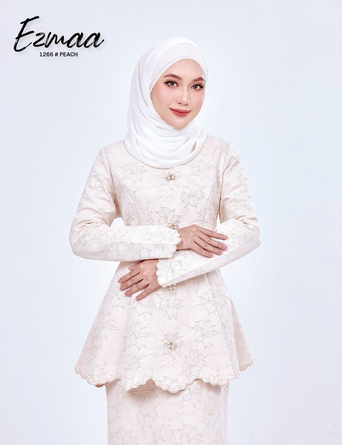 EZMAA KURUNG MODERN (PEACH) 1266 - ( Accessories Not Included PWP add on RM4 for 4 pcs )