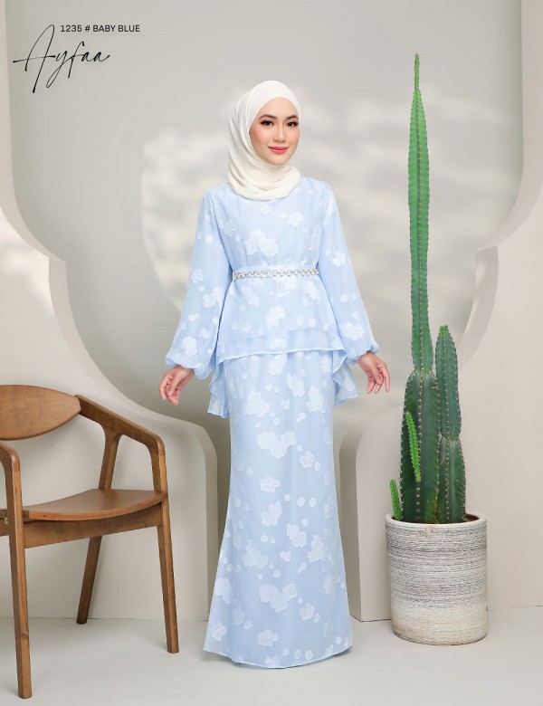 AYFAA KURUNG MODERN (BABY BLUE) 1235 / P1235
