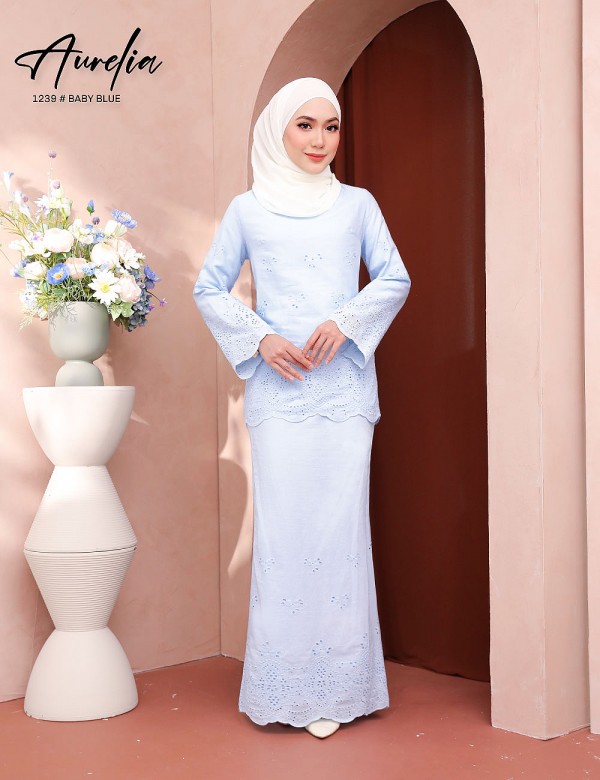AURELIA KURUNG MODERN (BABY BLUE) 1239 / P1239