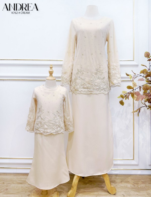 ANDREA KIDS KURUNG MODERN (CREAM) K762