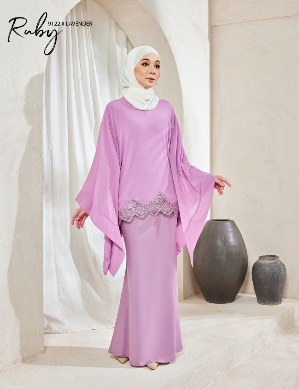 RUBY KURUNG MODERN (LAVENDER) 9122