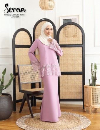 SERAA KURUNG MODERN (LAVENDER) 9097#
