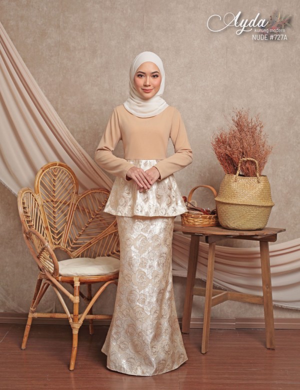 NEW EDITION AYDA KURUNG MODERN (NUDE) 727A / P727A