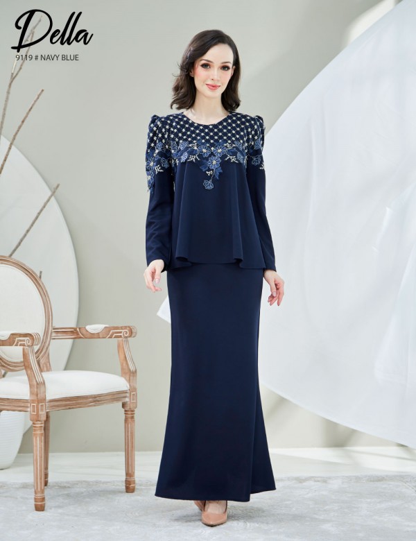 DELLA KURUNG MODERN (NAVY BLUE) 9119 / P9119