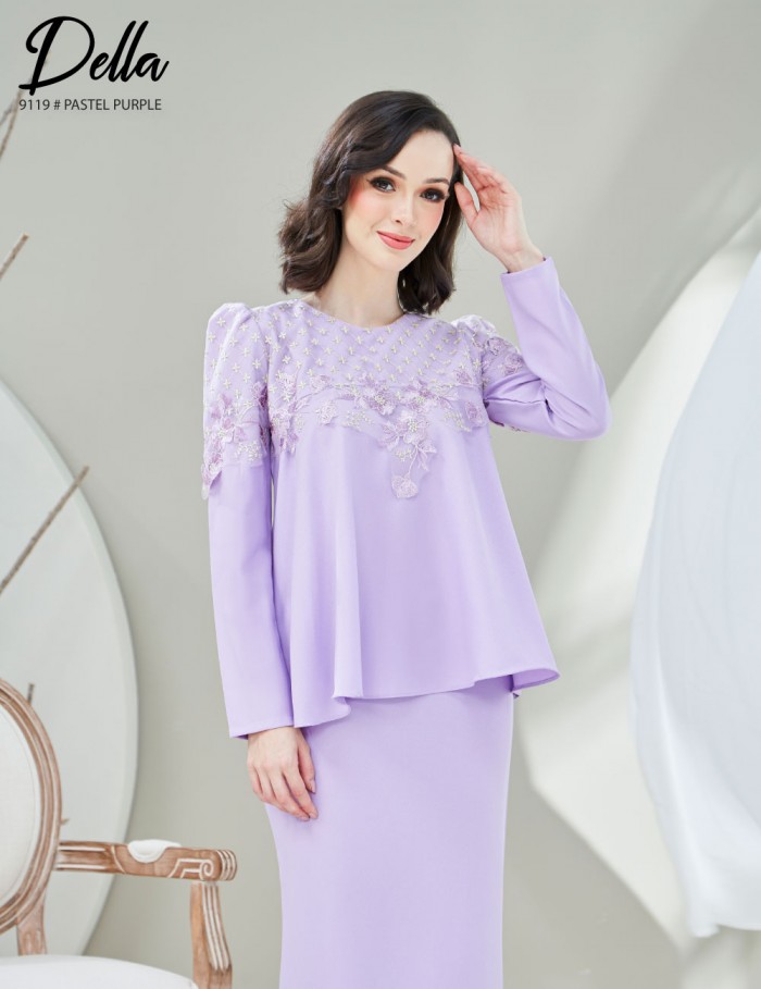 DELLA KURUNG MODERN (PASTEL PURPLE) 9119 / P9119