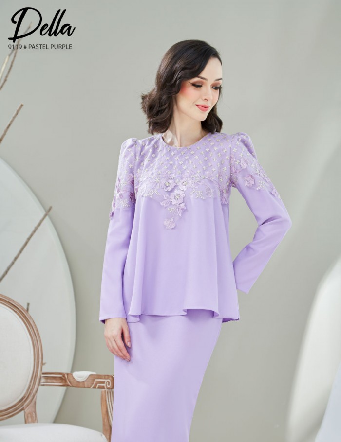 DELLA KURUNG MODERN (PASTEL PURPLE) 9119 / P9119