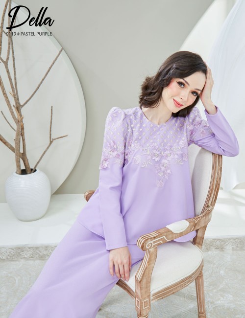 DELLA KURUNG MODERN (PASTEL PURPLE) 9119 / P9119