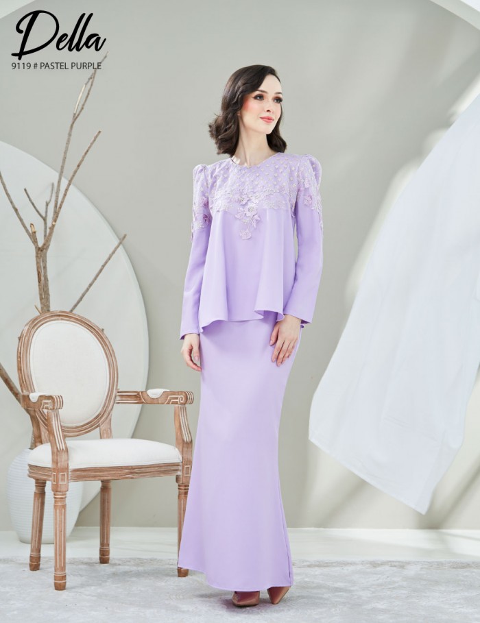 DELLA KURUNG MODERN (PASTEL PURPLE) 9119 / P9119