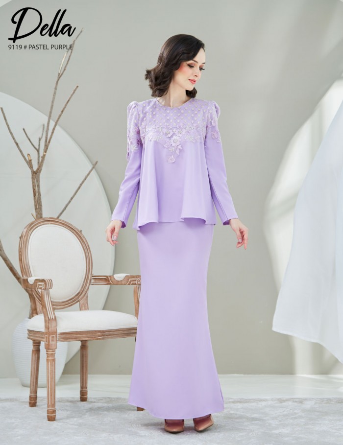 DELLA KURUNG MODERN (PASTEL PURPLE) 9119 / P9119
