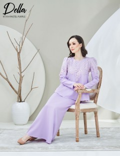 DELLA KURUNG MODERN (PASTEL PURPLE) 9119 / P9119