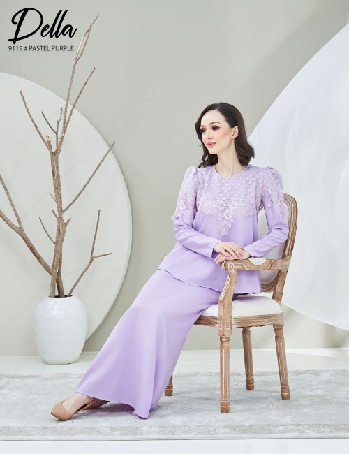 DELLA KURUNG MODERN (PASTEL PURPLE) 9119 / P9119