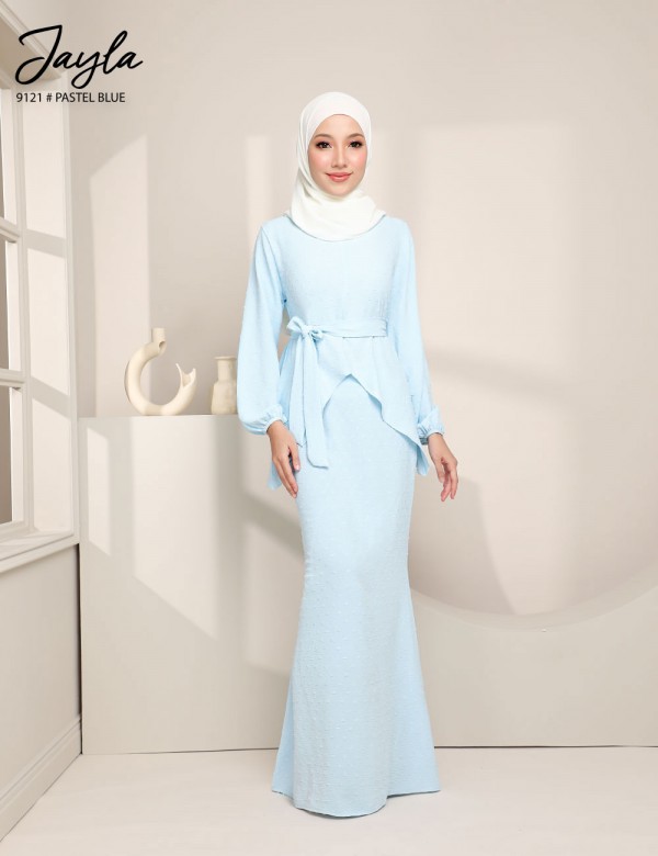 JAYLA KURUNG MODERN (PASTEL BLUE) 9121