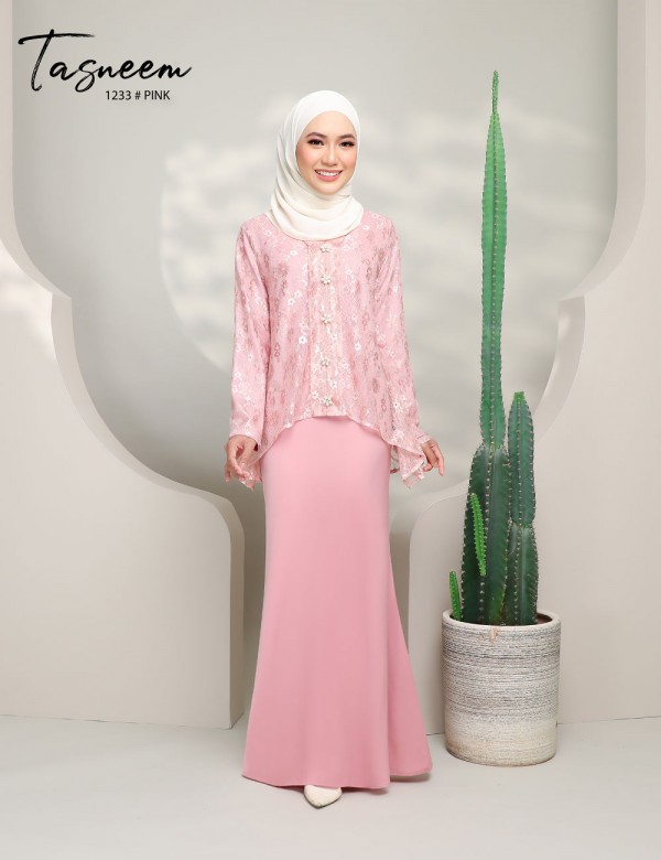 TASNEEM DRESS (PINK) 1233 / P1233