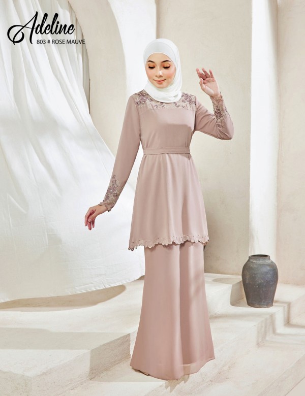 ADELINE KURUNG MODERN (ROSE MAUVE) 803 / P803 / SP803