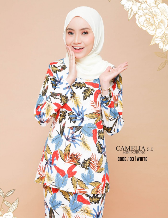 CAMELIA 5.0 MINI KURUNG (WHITE) 103