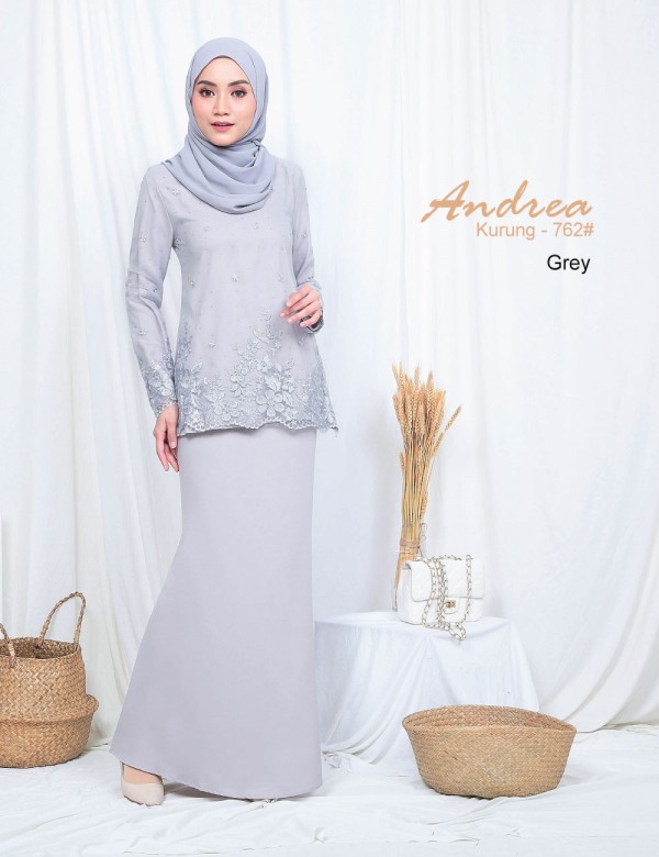 ANDREA KURUNG MODERN (GREY) 762 / P762 / SP762