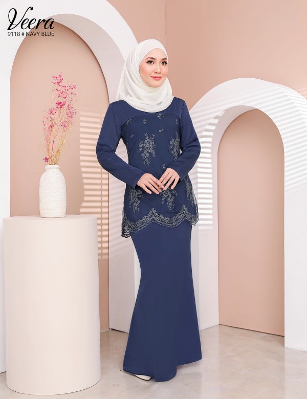 VEERA KURUNG MODERN (NAVY BLUE) 9118 / P9118