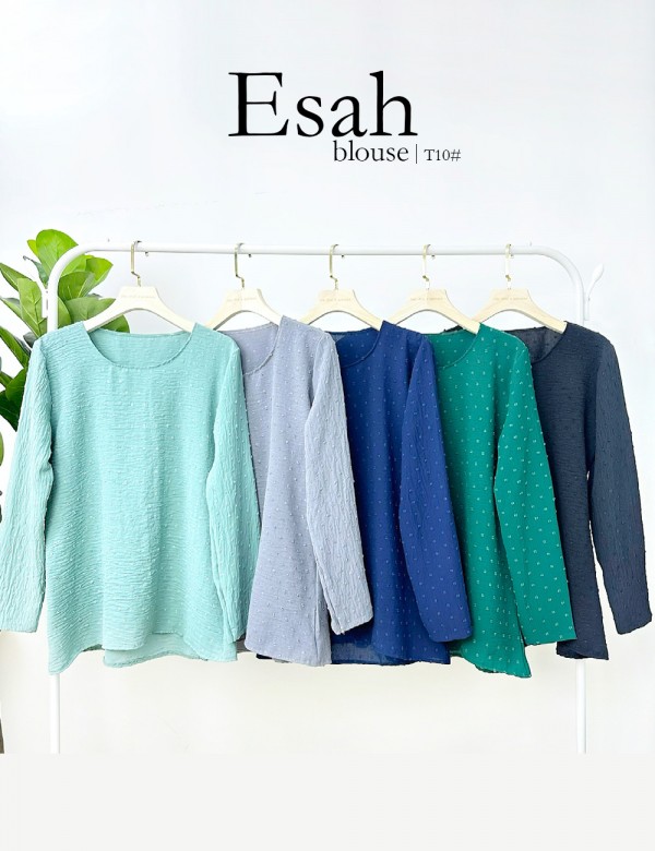 ESAH BLOUSE (DUSTY GREEN) T10