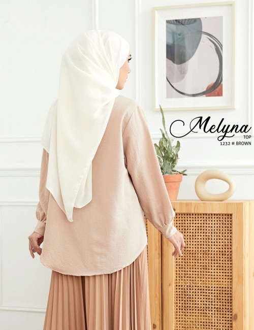 MELYNA TOP (BROWN) 1232