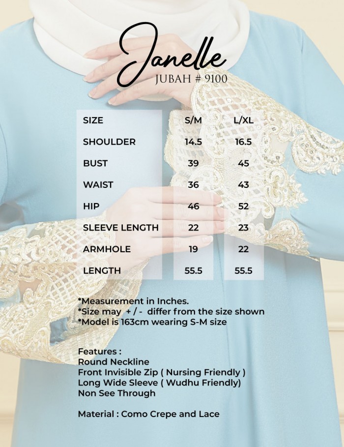 JANELLE JUBAH (DUSTY GREEN) 9100 / P9100