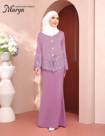 MARYA KURUNG MODERN (DUSTY PURPLE) 9129 (ACC24 OUT OF STOCK,NOT INCLUDE)