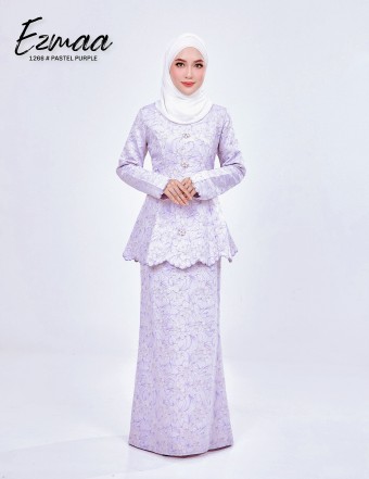 EZMAA KURUNG MODERN (PASTEL PURPLE) 1266 - ( Accessories Not Included PWP add on RM4 for 4 pcs )