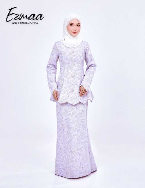 EZMAA KURUNG MODERN (PASTEL PURPLE) 1266 - ( Accessories Not Included PWP add on RM4 for 4 pcs )