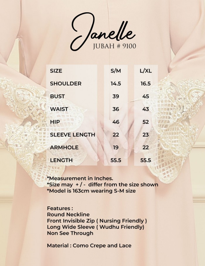 JANELLE JUBAH (KHAKI) 9100 / P9100