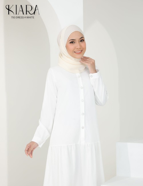KIARA DRESS (WHITE) 793 / P793