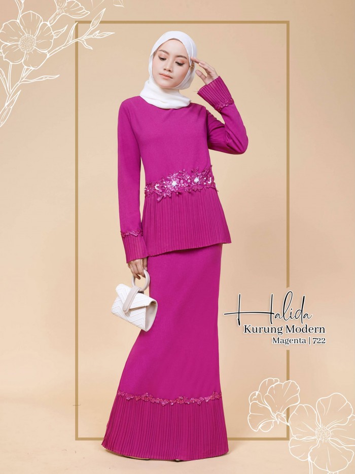 HALIDA KURUNG (MAGENTA) 722 / P722